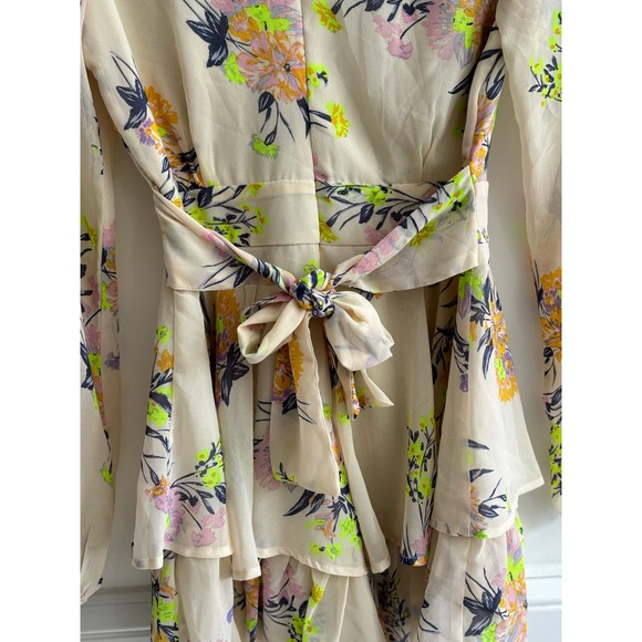 Altar’d State Floral Romper Sheer Sleeves | Size XSmall - Picture 3 of 10